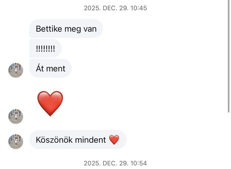 Szabó Tünde — Bettike meg van!